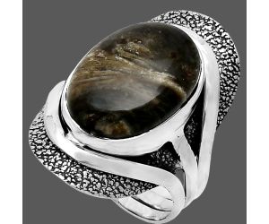 Bat Cave Jasper Ring size-7.5 SDR244659 R-1402, 12x16 mm