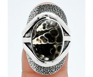 Turtella Jasper Ring size-7 SDR244661 R-1402, 11x15 mm