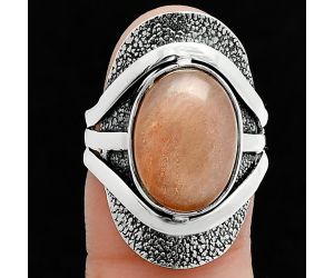 Sunstone Ring size-7 SDR244686 R-1402, 11x15 mm