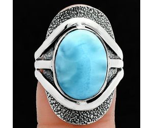 Larimar (Dominican Republic) Ring size-8 SDR244687 R-1402, 11x15 mm