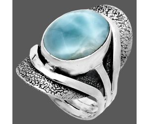 Larimar (Dominican Republic) Ring size-6 SDR244691 R-1402, 10x14 mm