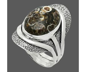 Turtella Jasper Ring size-8 SDR244707 R-1402, 11x15 mm