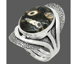 Turtella Jasper Ring size-6.5 SDR244715 R-1402, 12x16 mm