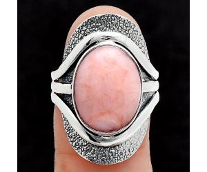 Pink Opal Ring size-8 SDR244736 R-1402, 12x16 mm