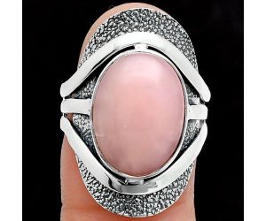 Pink Opal Ring size-7 SDR244737 R-1402, 11x15 mm