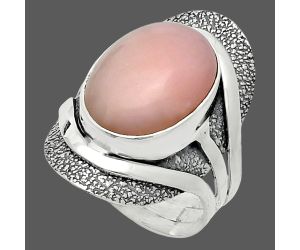 Pink Opal Ring size-7 SDR244737 R-1402, 11x15 mm