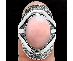 Pink Opal Ring size-7 SDR244738 R-1402, 12x16 mm