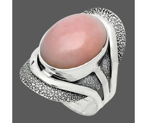 Pink Opal Ring size-7 SDR244738 R-1402, 12x16 mm