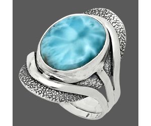 Larimar (Dominican Republic) Ring size-8 SDR244739 R-1402, 12x16 mm