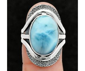 Larimar (Dominican Republic) Ring size-6.5 SDR244742 R-1402, 12x17 mm