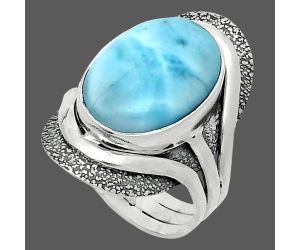 Larimar (Dominican Republic) Ring size-6.5 SDR244742 R-1402, 12x17 mm