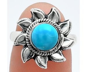 Sun - Sleeping Beauty Turquoise Ring size-7 SDR244747 R-1617, 7x7 mm