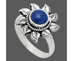 Sun - Lapis Lazuli Ring size-8 SDR244764 R-1617, 7x7 mm