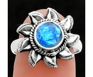 Sun - Faceted Rainbow Moonstone Ring size-8 SDR244776 R-1617, 7x7 mm