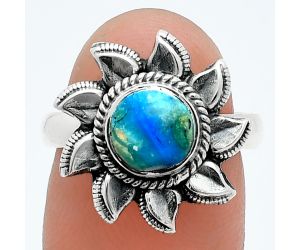 Sun - Peruvian Opalina Ring size-7 SDR244779 R-1617, 7x7 mm