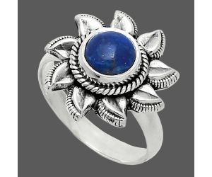 Sun - Lapis Lazuli Ring size-7 SDR244787 R-1617, 7x7 mm