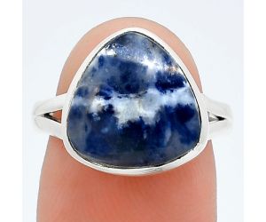 Sodalite Ring size-7 SDR244810 R-1002, 12x12 mm