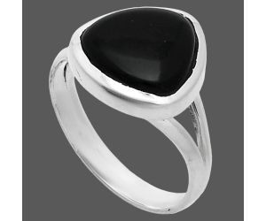 Black Onyx Ring size-8.5 SDR244816 R-1002, 12x12 mm