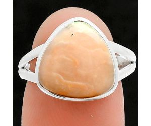 Pink Opal Ring size-8 SDR244826 R-1002, 12x12 mm