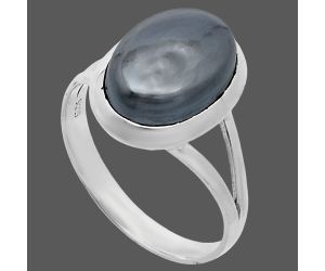 Gunmetal Ring size-10 SDR244834 R-1005, 10x14 mm