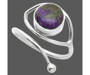 Adjustable Eye - Purpurite Ring size-6.5 SDR244867 R-1254, 8x8 mm