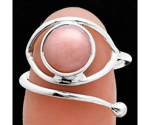 Adjustable Eye - Pink Opal Ring size-8 SDR244873 R-1254, 9x9 mm