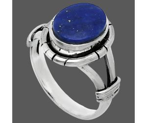 Lapis Lazuli Ring size-6 SDR244972 R-1533, 8x10 mm