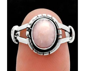 Pink Opal Ring size-8 SDR244985 R-1533, 7x9 mm