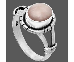 Pink Opal Ring size-8 SDR244985 R-1533, 7x9 mm