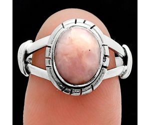 Pink Opal Ring size-7.5 SDR244986 R-1533, 8x10 mm