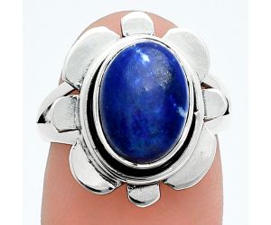 Sodalite Ring size-6.5 SDR245052 R-1342, 8x12 mm