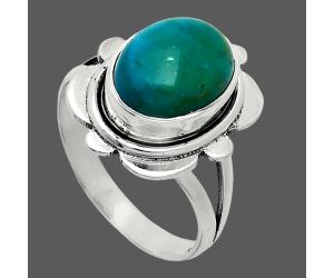 Peruvian Opalina Ring size-7.5 SDR245072 R-1342, 9x11 mm