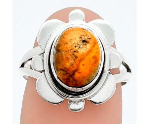 Indonesian Bumble Bee Ring size-7 SDR245104 R-1342, 8x10 mm