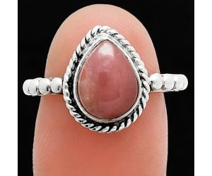 Guava Quartz Ring size-7 SDR245151 R-1252, 8x10 mm