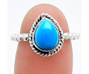 Sleeping Beauty Turquoise Ring size-7 SDR245163 R-1252, 7x9 mm