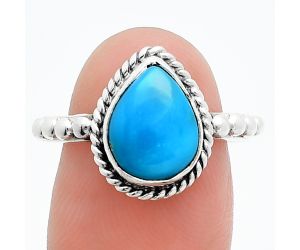 Sleeping Beauty Turquoise Ring size-8 SDR245176 R-1252, 8x11 mm