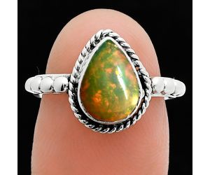 Ethiopian Opal Ring size-6 SDR245190 R-1252, 7x10 mm