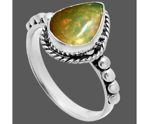 Ethiopian Opal Ring size-6 SDR245190 R-1252, 7x10 mm