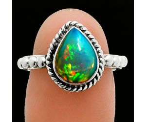 Ethiopian Opal Ring size-7 SDR245192 R-1252, 8x10 mm