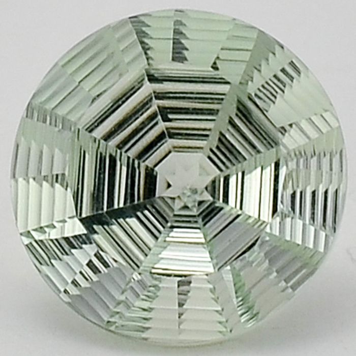 Natural Prasiolite (Green Amethyst) Round Shape Loose Gemstone DG167GA, 12X12x8 mm