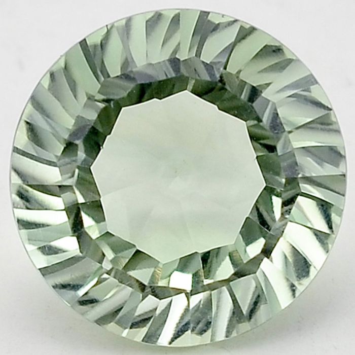 Natural Prasiolite (Green Amethyst) Round Shape Loose Gemstone DG169GA, 12X12x8 mm