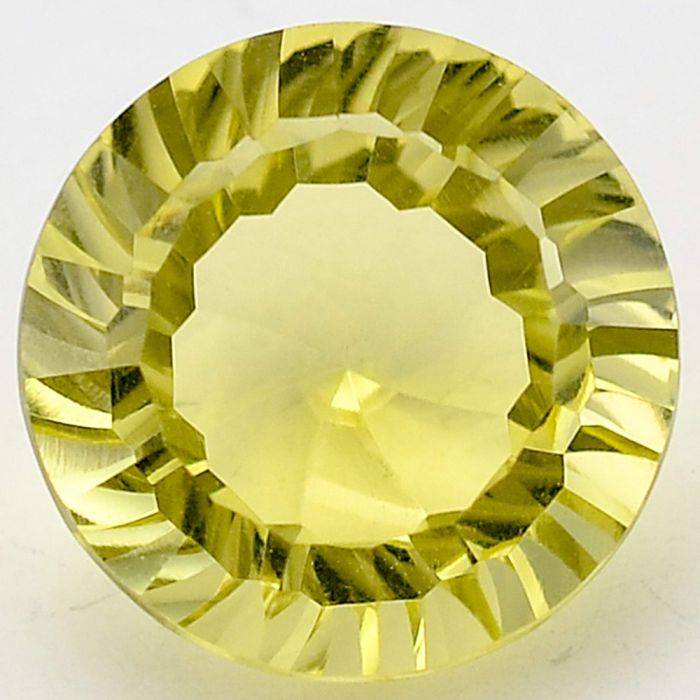 Natural Lemon Quartz Round Shape Loose Gemstone DG169LT, 12X12x8 mm