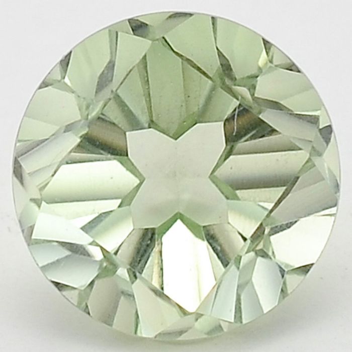 Natural Prasiolite (Green Amethyst) Round Shape Loose Gemstone DG170GA, 12X12x8 mm