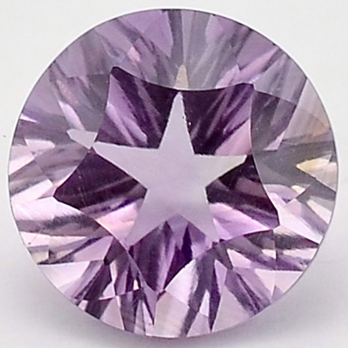 Natural Amethyst Round Shape Loose Gemstone DG178AM, 10X10x7 mm