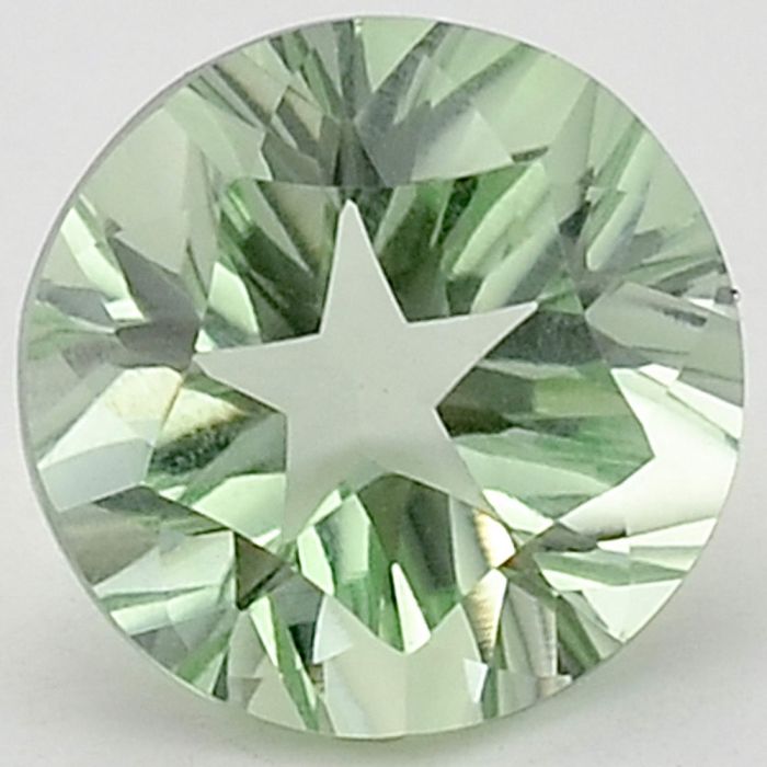 Natural Prasiolite (Green Amethyst) Round Shape Loose Gemstone DG178GA, 10X10x7 mm