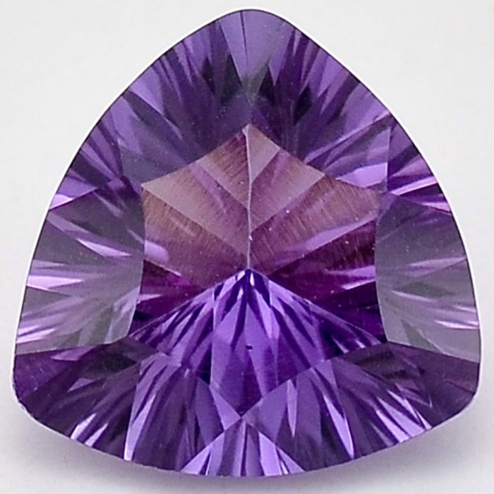 Natural Amethyst Trillion Shape Loose Gemstone DG179AM, 12X12x7.7 mm