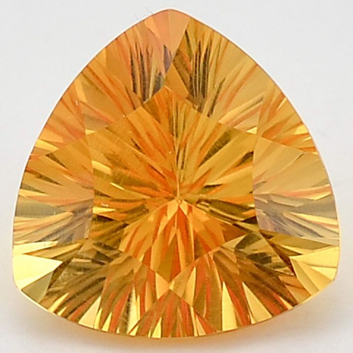 Natural Citrine Trillion Shape Loose Gemstone DG179CT, 12X12x7.7 mm