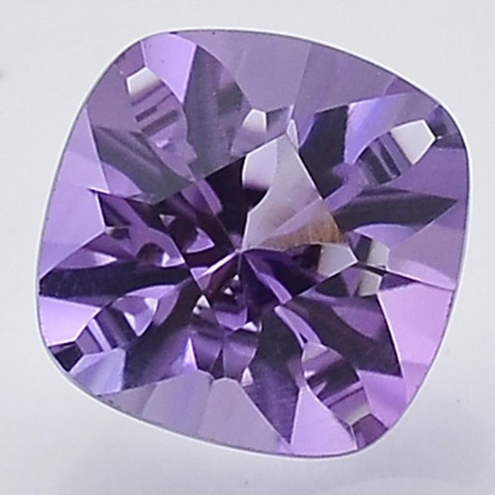 Natural Amethyst Cushion Shape Loose Gemstone DG186AM, 10X10x7 mm