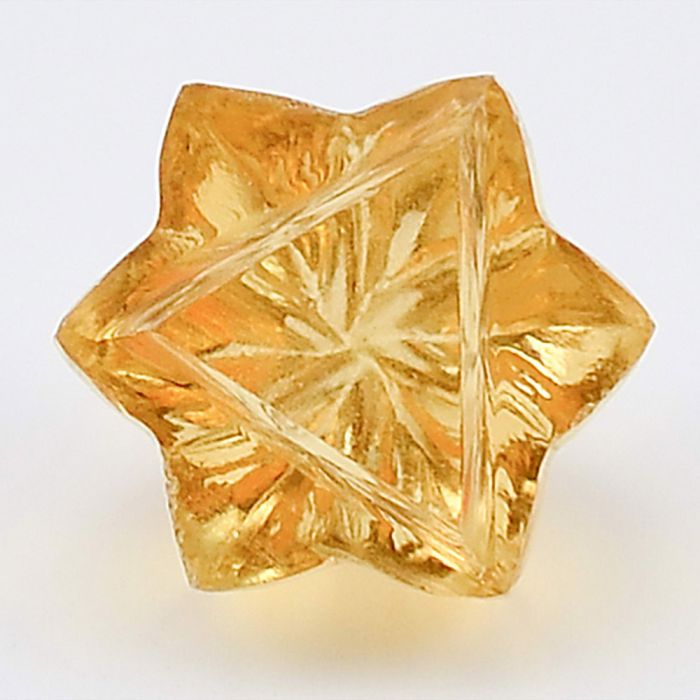 Natural Citrine Star Shape Loose Gemstone DG190CT, 11X11x8.5 mm