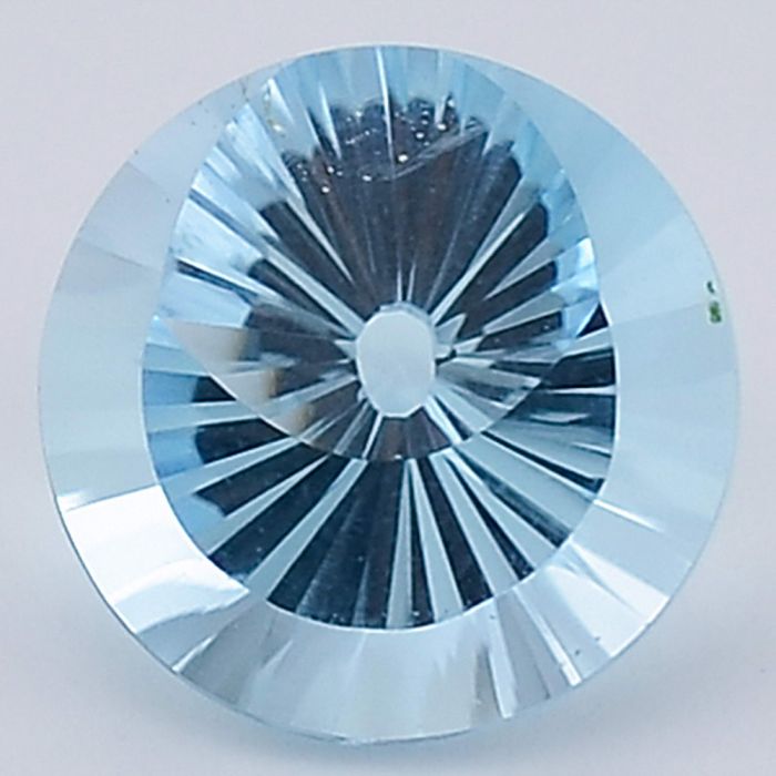 Natural Sky Blue Topaz Round Shape Loose Gemstone DG191SY, 12X12x8 mm